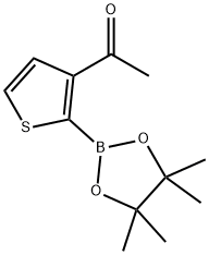 3-(Acetyl)thiophene-2-boronic acid pinacol ester Structure