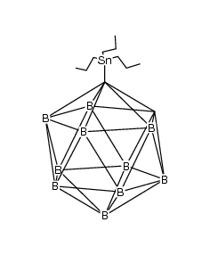 o-carboranyl-tripropyl stannane Structure