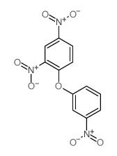 Benzene,2,4-dinitro-1-(3-nitrophenoxy)- Structure