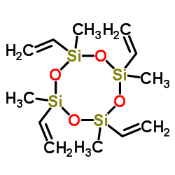 2,4,6,8-Tetramethyl-2,4,6,8-tetravinyl-1,3,5,7,2,4,6,8-tetraoxatetrasilocane Structure