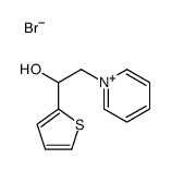 1-[2-羟基-2-(2-噻吩基)乙基]溴化吡啶结构式