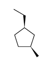 1-ethyl-3-methyl-cyclopentane结构式