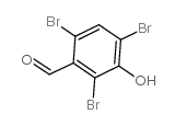 2,4,6-三溴-3-羟基苯甲醛结构式