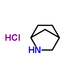 2-Azabicyclo[2.2.1]heptane hydrochloride (1:1) Structure