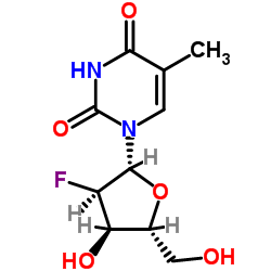 2’-氟胸苷结构式