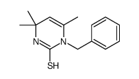3-benzyl-4,6,6-trimethyl-1H-pyrimidine-2-thione结构式