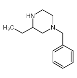 N-1-苄基-3-乙基哌嗪结构式