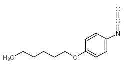 4-己氧基苯基异氰酸酯结构式