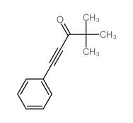 4,4-dimethyl-1-phenyl-pent-1-yn-3-one结构式