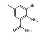 2-amino-3-bromo-5-methylbenzamide Structure