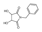 3,4-二羟基-1-苯甲基-2,5-吡咯烷二酮结构式