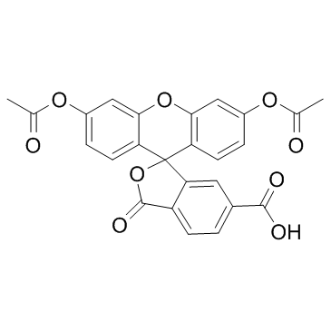 6-羧基荧光素二乙酸酯结构式