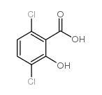 3,6-二氯-2-羟基苯甲酸结构式