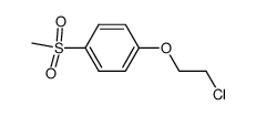 4-(2-Chloraethoxy)-phenyl-methyl-sulfon结构式