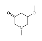 5-methoxy-1-methylpiperidin-3-one Structure