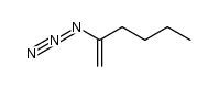 2-azido-1-hexene Structure