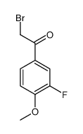 2-Bromo-1-(3-fluoro-4-methoxyphenyl)ethanone结构式