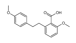 2-Methoxy-6-[2-(4-methoxyphenyl)ethyl]benzoic acid结构式