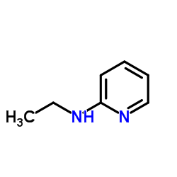 2-(乙氨基)吡啶结构式