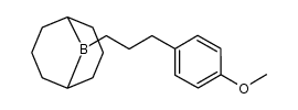 (9-BBN)(CH2)3(p-anisyl) Structure
