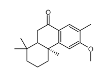 (4aS)-6-methoxy-1,1,4a,7-tetramethyl-3,4,10,10a-tetrahydro-2H-phenanthren-9-one Structure