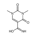 1,3-二甲基-2,4-二氧代-1,2,3,4-四氢嘧啶-5-羧酰胺结构式