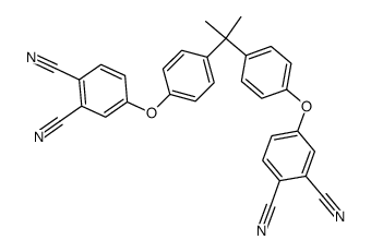 4,4'-isopropylidendioxydiphthalonitrile结构式
