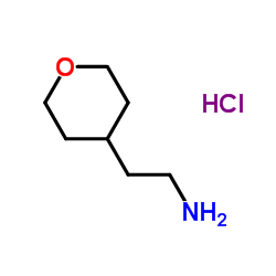 4-氨乙基四氢吡喃盐酸盐结构式