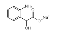 SODIUM 2-(2-AMINOPHENYL)-2-HYDROXYACETATE Structure
