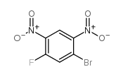 Benzene,1-bromo-5-fluoro-2,4-dinitro- Structure