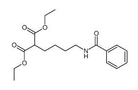 diethyl 2-(4-benzamidobutyl)malonate结构式