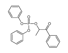 (1-oxo-1-phenylpropan-2-yl) diphenyl phosphate结构式