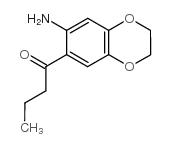 1-(6-amino-2,3-dihydro-1,4-benzodioxin-7-yl)butan-1-one结构式