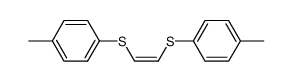 cis-1,2-bis-(p-tolylthio)ethylene Structure
