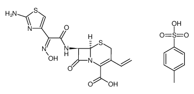cefdinir p-toluenesulphonic acid salt结构式