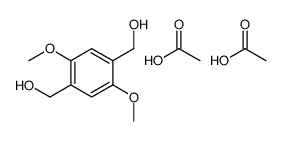 acetic acid,[4-(hydroxymethyl)-2,5-dimethoxyphenyl]methanol Structure