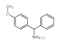 (4-甲氧基苯基)(苯基)甲基胺结构式