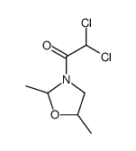 Oxazolidine, 3-(dichloroacetyl)-2,5-dimethyl- (9CI) Structure