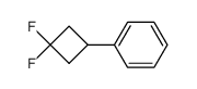 1,1-difluoro-3-phenyl-cyclobutane结构式