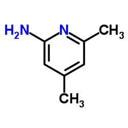 2-氨基-4,6-二甲基吡啶结构式