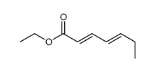 ethyl hepta-2,4-dienoate Structure