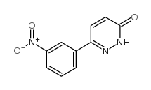 6-(3-硝基苯基)吡嗪-3(2H)-酮结构式