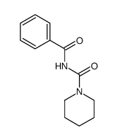 N-Benzoyl-N',N'-pentamethylen-harnstoff结构式