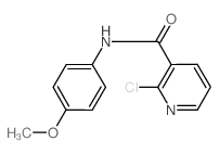 2-Chloro-N-(4-methoxyphenyl)nicotinamide Structure
