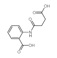 2-(3-carboxypropanoylamino)benzoic acid Structure