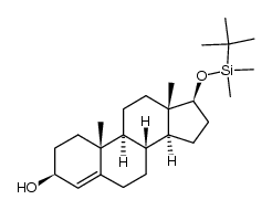 5α-Androstane-3β,17β-diol-17-dimethyl-tert.-butylsilyl-ether Structure