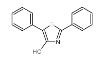 2,5-二苯基-1,3-噻唑-4-醇结构式
