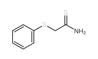 2-(苯基硫代)硫代乙酰胺结构式