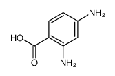 2,4-二氨基苯甲酸结构式