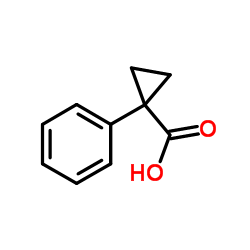 1-苯基-1-环丙羧酸结构式